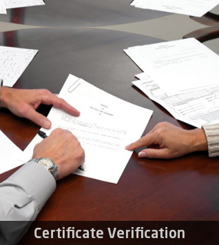 certificate verification